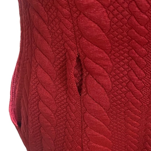 Sharagano Burgandy Cocktail Dress-size 10 - Picture 2 of 5